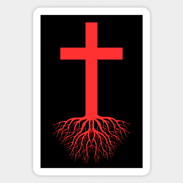 Rooted In Christ | Christian Magnet by All Things Gospel